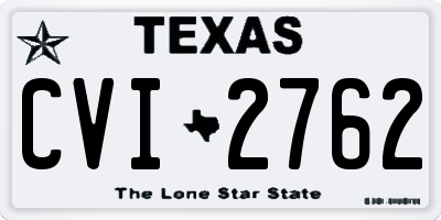 TX license plate CVI2762