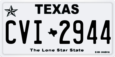 TX license plate CVI2944
