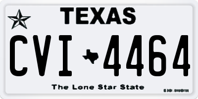 TX license plate CVI4464