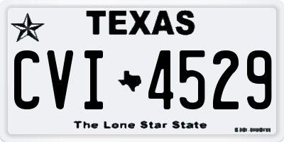 TX license plate CVI4529