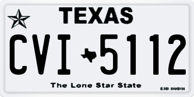 TX license plate CVI5112
