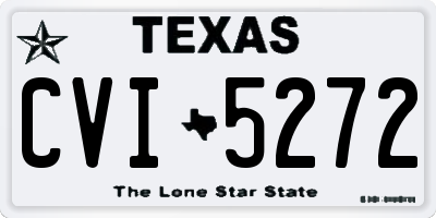 TX license plate CVI5272