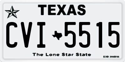 TX license plate CVI5515