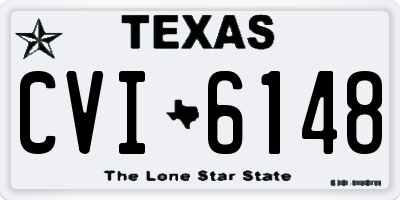 TX license plate CVI6148