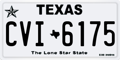 TX license plate CVI6175