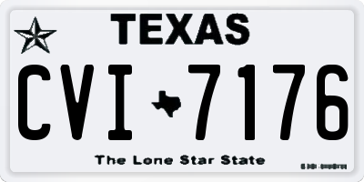 TX license plate CVI7176