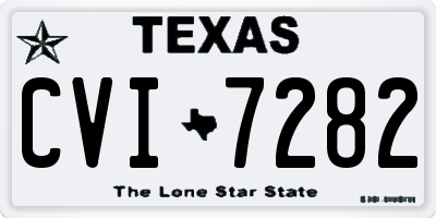 TX license plate CVI7282