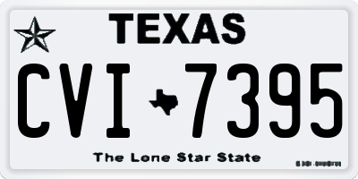 TX license plate CVI7395