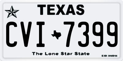 TX license plate CVI7399