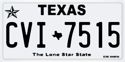 TX license plate CVI7515