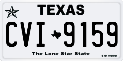 TX license plate CVI9159