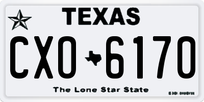 TX license plate CXO6170