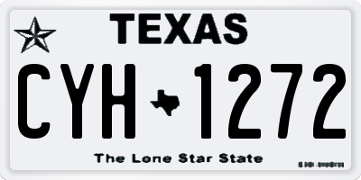 TX license plate CYH1272