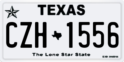TX license plate CZH1556