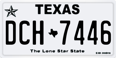 TX license plate DCH7446