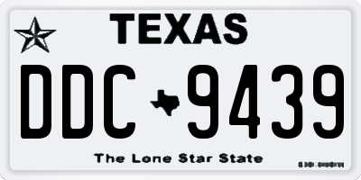 TX license plate DDC9439