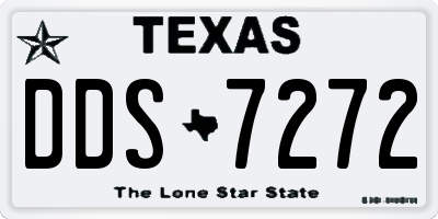TX license plate DDS7272