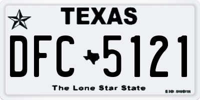 TX license plate DFC5121