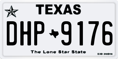 TX license plate DHP9176