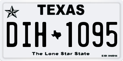 TX license plate DIH1095