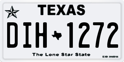 TX license plate DIH1272