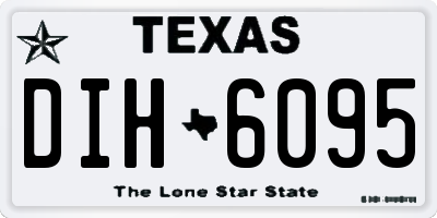 TX license plate DIH6095
