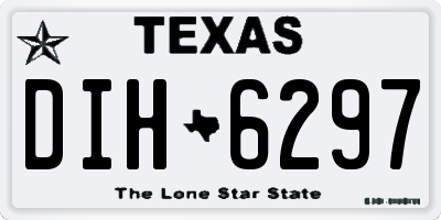 TX license plate DIH6297