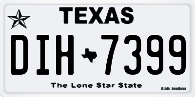TX license plate DIH7399
