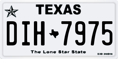 TX license plate DIH7975