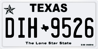 TX license plate DIH9526