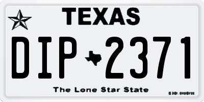 TX license plate DIP2371