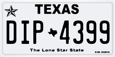 TX license plate DIP4399