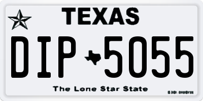 TX license plate DIP5055