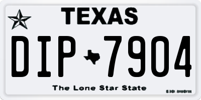 TX license plate DIP7904