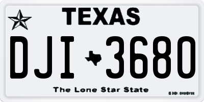 TX license plate DJI3680