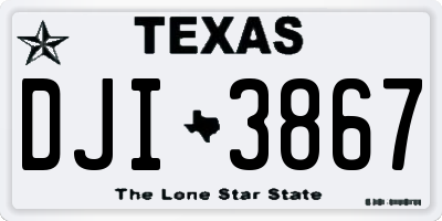 TX license plate DJI3867