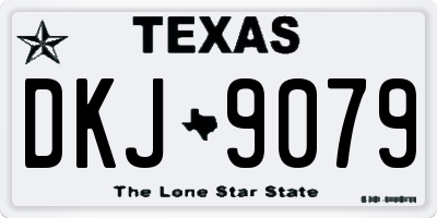 TX license plate DKJ9079