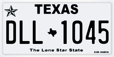 TX license plate DLL1045