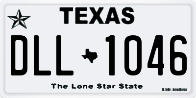 TX license plate DLL1046
