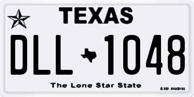 TX license plate DLL1048