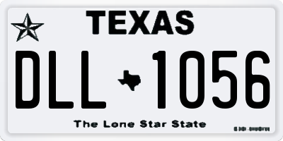 TX license plate DLL1056