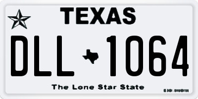 TX license plate DLL1064