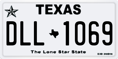 TX license plate DLL1069