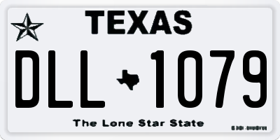 TX license plate DLL1079