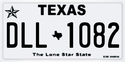 TX license plate DLL1082