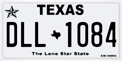 TX license plate DLL1084