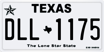 TX license plate DLL1175