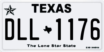 TX license plate DLL1176