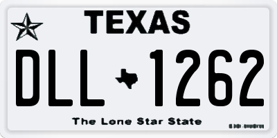 TX license plate DLL1262