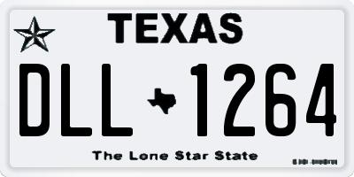 TX license plate DLL1264